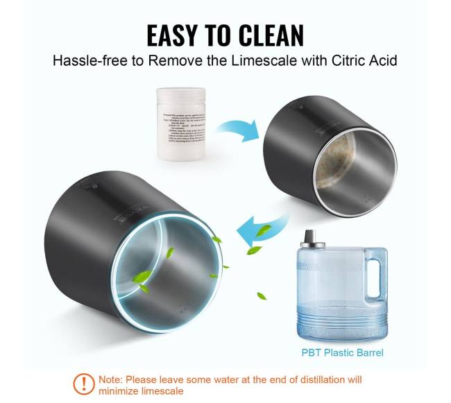 4 l vandens distiliatorius iš nerūdijančio plieno5