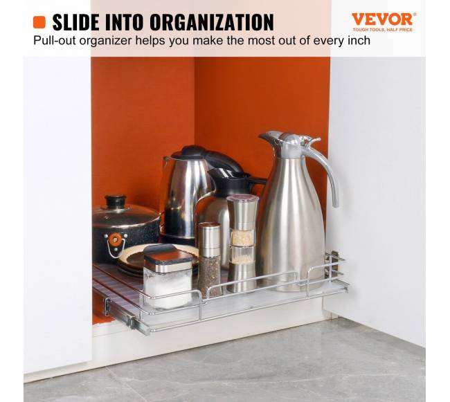 Ištraukiamas spintelių organizatorius iš chromuoto plieno1