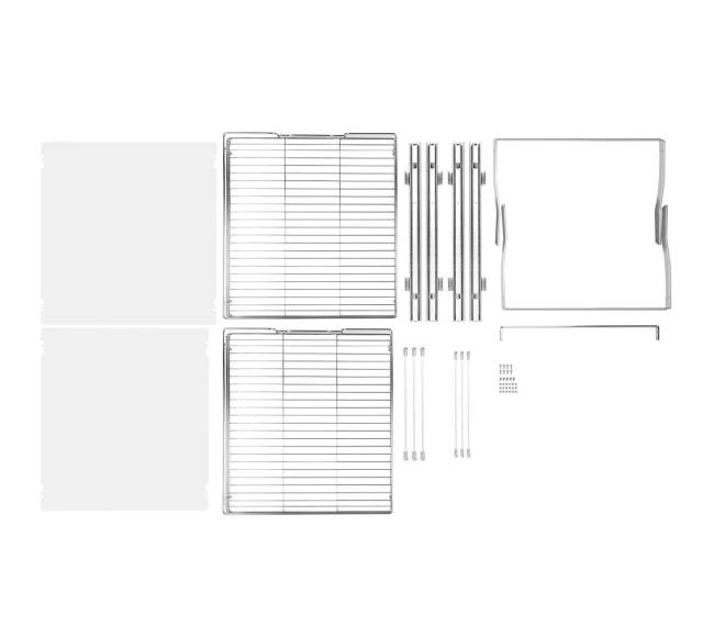 Dvigubas ištraukiamas spintos organizatorius 48x51 cm7