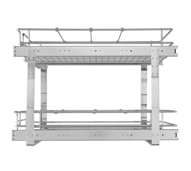 Dvigubas ištraukiamas spintos organizatorius 48x51 cm9