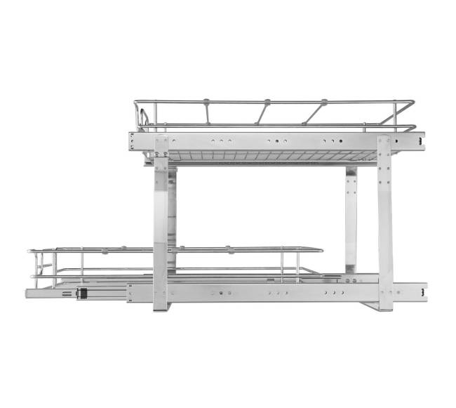 Dvigubas ištraukiamas spintos organizatorius 48x51 cm10