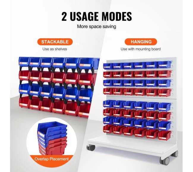 Plastikinės konteineriai daiktų laikymui, 24 vienetai2