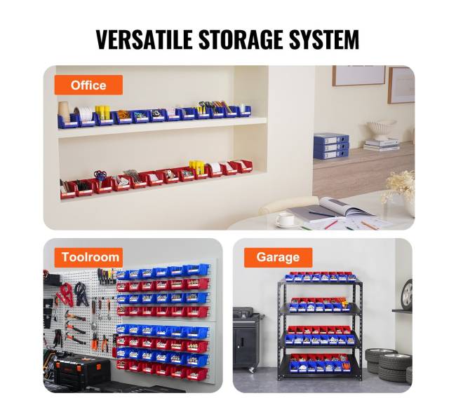 Plastikinės konteineriai daiktų laikymui, 24 vienetai5