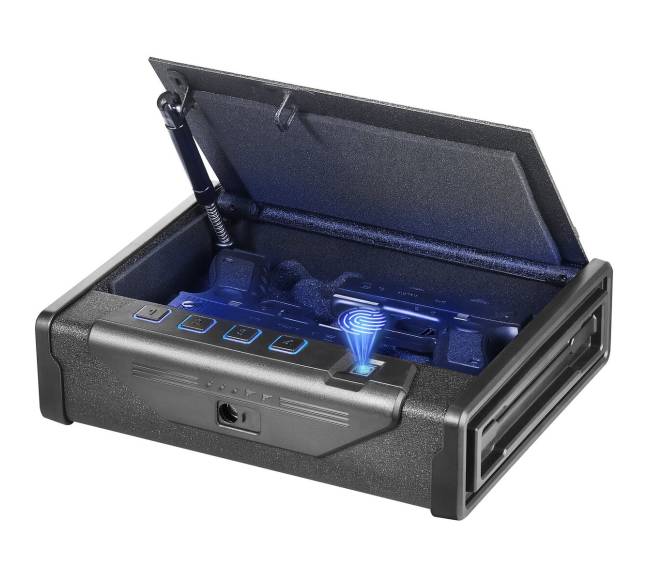 Pistolių seifas su biometriniu užraktu0