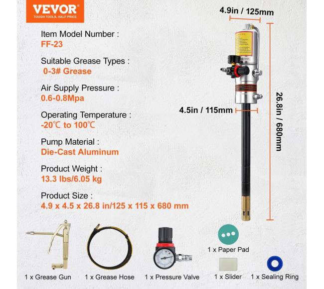 Oro tepalo pompa su slėgio santykiu 50:16