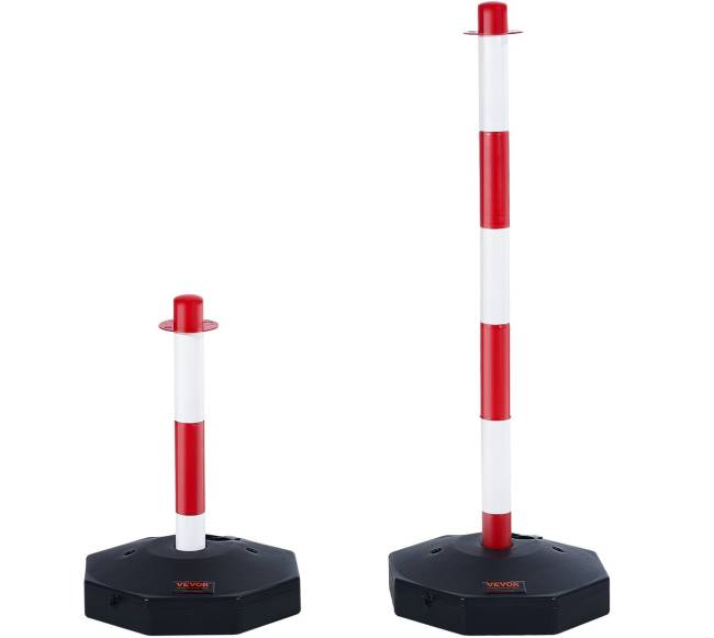 Reguliuojami saugos stulpeliai su grandine, 4 vnt.8