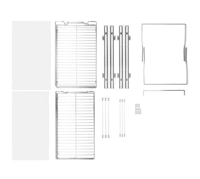 2 aukštų ištraukiamas spintelių organizatorius8