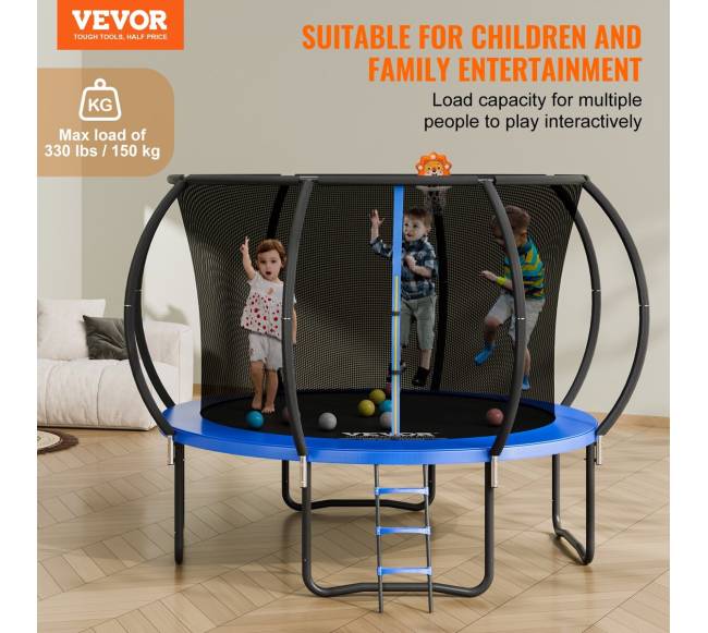 Lauko batutas su apsauginiu tinklu vaikams1