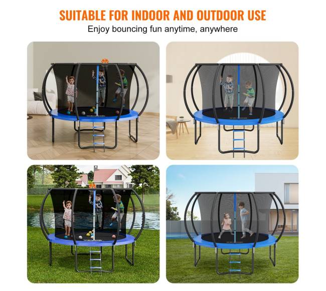 Lauko batutas su apsauginiu tinklu vaikams5