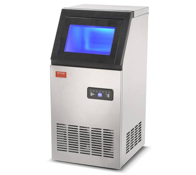 Komercinis ledo gamintojas laisvai pastatomas aparatas0