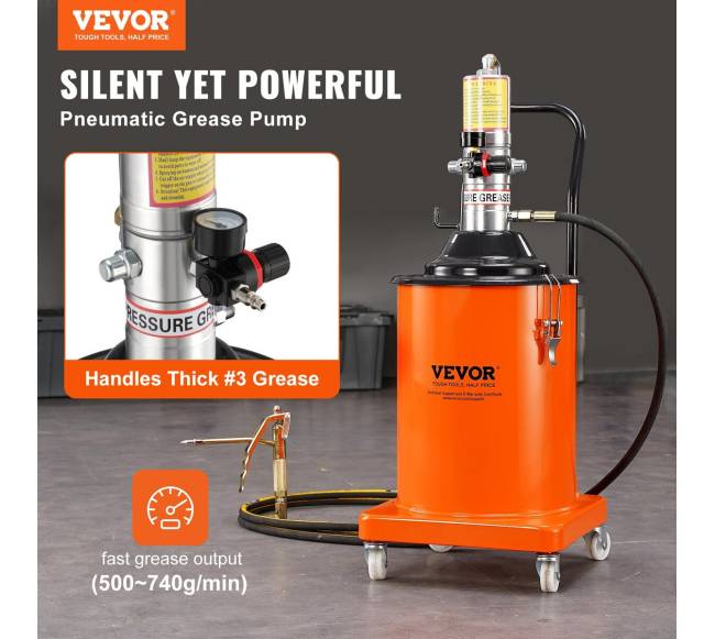 Oro tepalo pompa su vežimėliu 20L1