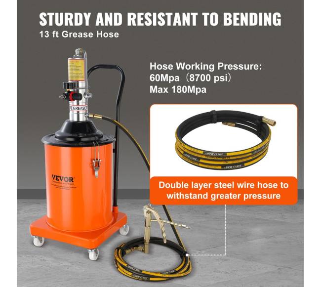 Oro tepalo pompa su vežimėliu 20L3