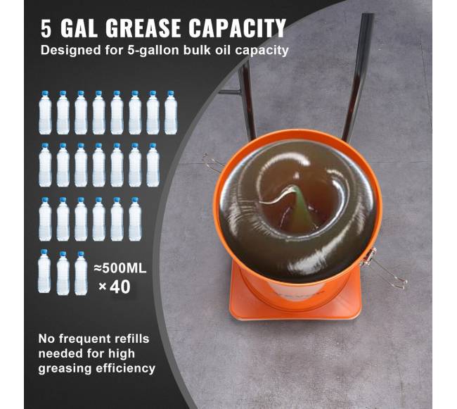 Oro tepalo pompa su vežimėliu 20L4