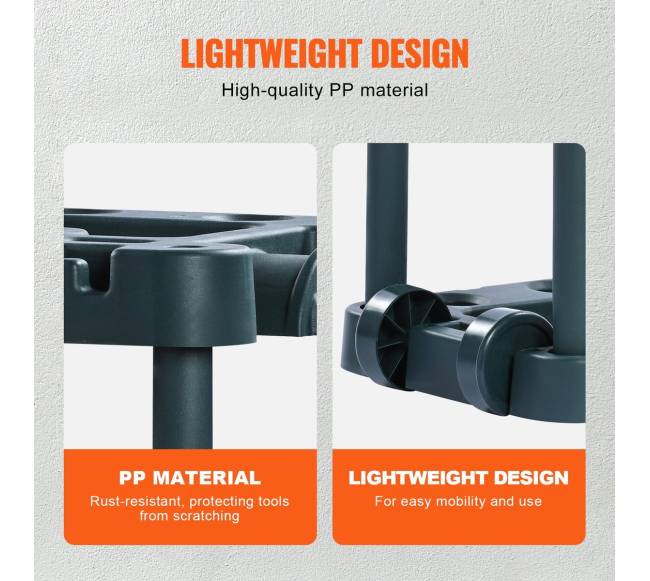 Sodo įrankių organizatorius su 10 lizdų2