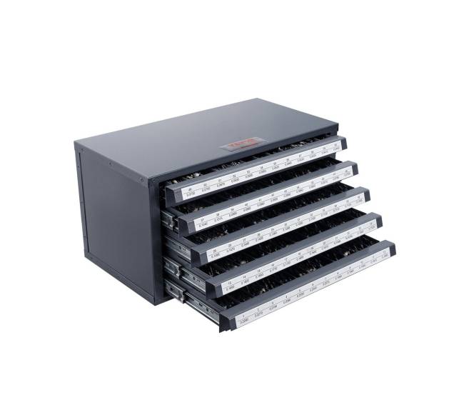 Grąžtų laikymo spintelė su stalčiais9