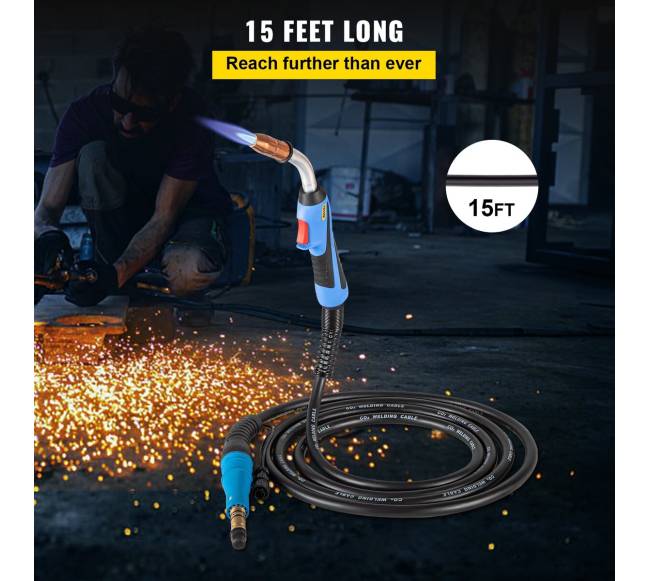 Mig suvirinimo degiklis 250 A 4.6 m4