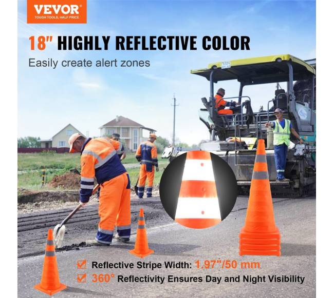 Sulankstomi saugumo kūgiai 4 vnt. rinkinys1