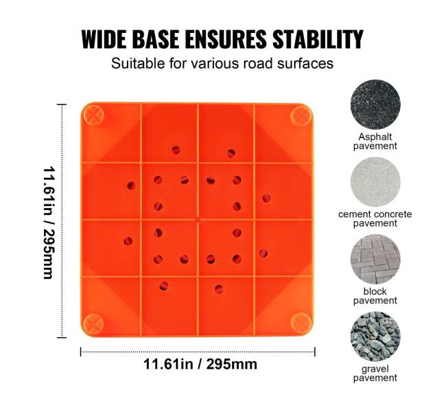 Sulankstomi saugumo kūgiai 4 vnt. rinkinys3