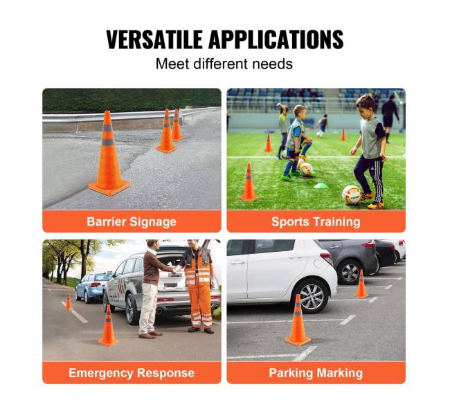 Sulankstomi saugumo kūgiai 4 vnt. rinkinys5