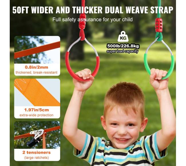 Nindzių kliūčių trasa vaikams lauke su 12 kliūčių2