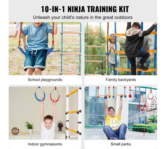 Ninja lenktynių kliūčių trasa vaikams1