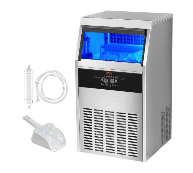 Komercinė ledo gaminimo mašina su spintele8