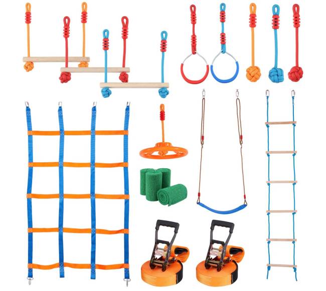 Nindzių kliūčių ruožas vaikams su slackline8