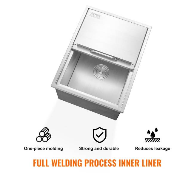 Integruota ledo dėžė 61 cm x 46 cm x 33 cm3