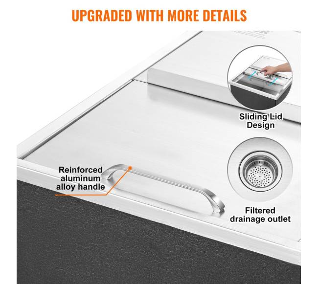 Integruota ledo dėžė 61 cm x 46 cm x 33 cm4