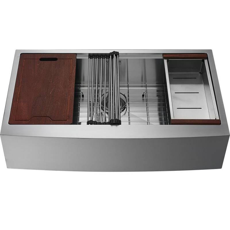 Virtuvinė kriauklė iš nerūdijančio plieno 304, 33 cm0