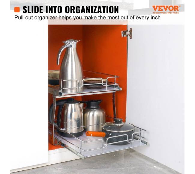 Dviejų lygių ištraukiamas spintos organizatorius1