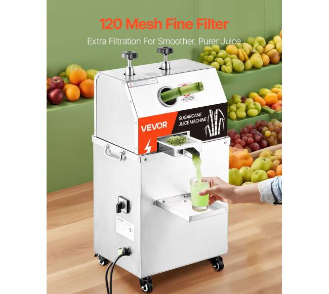 750W elektrinis cukranendrių sulčiaspaudė4