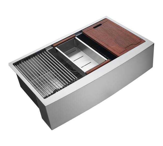 virtuvės kriauklė iš nerūdijančio plieno, 30 cm8