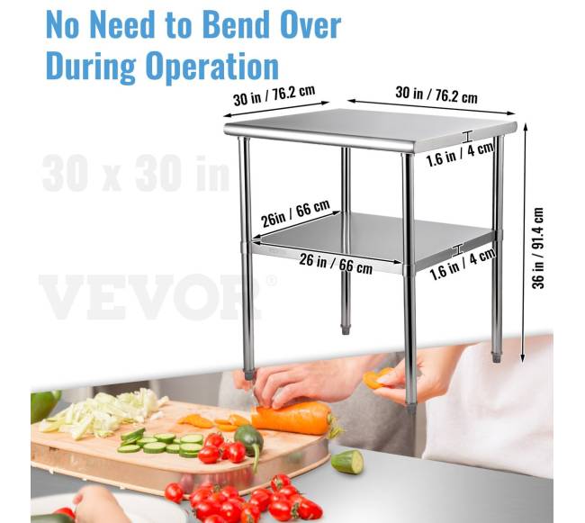 Nerūdijančio plieno darbastalio stalas virtuvei6