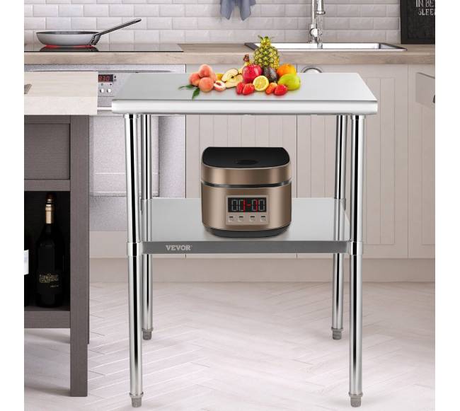 Nerūdijančio plieno darbastalio stalas virtuvei7