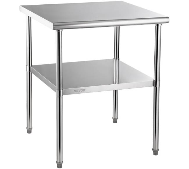 Nerūdijančio plieno darbastalio stalas virtuvei8