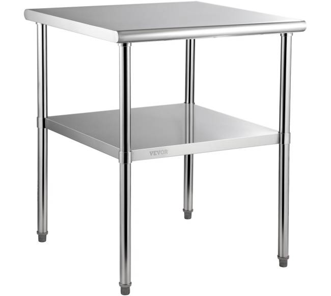 Nerūdijančio plieno darbastalio stalas virtuvei10