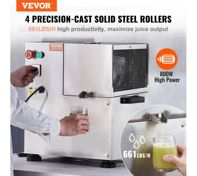 800W elektrinė cukranendrių sulčiaspaudė1