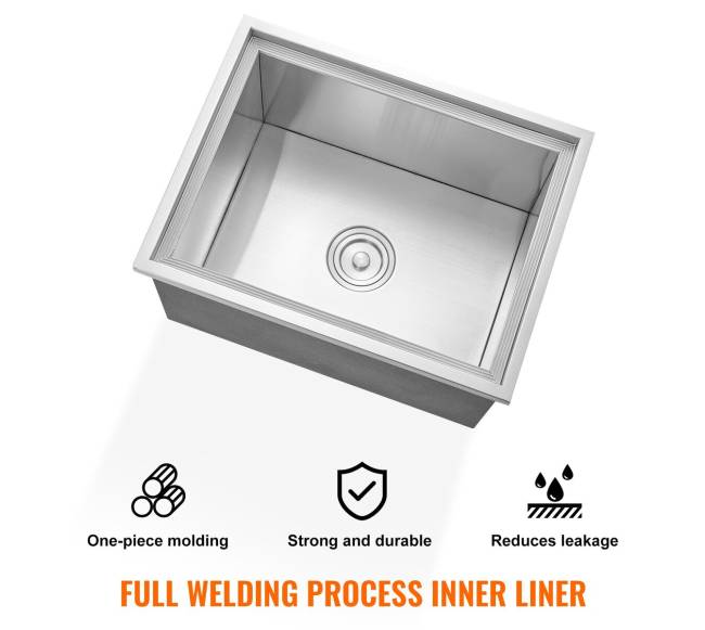 Įmontuojama ledo dėžė, 43,5L, nerūdijantis plienas3