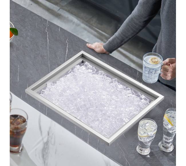 Įmontuojama ledo dėžė, 43,5L, nerūdijantis plienas7