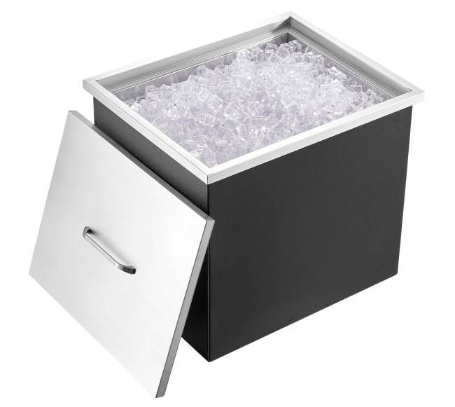 Įmontuojama ledo dėžė 21 x 17 x 18 cm0