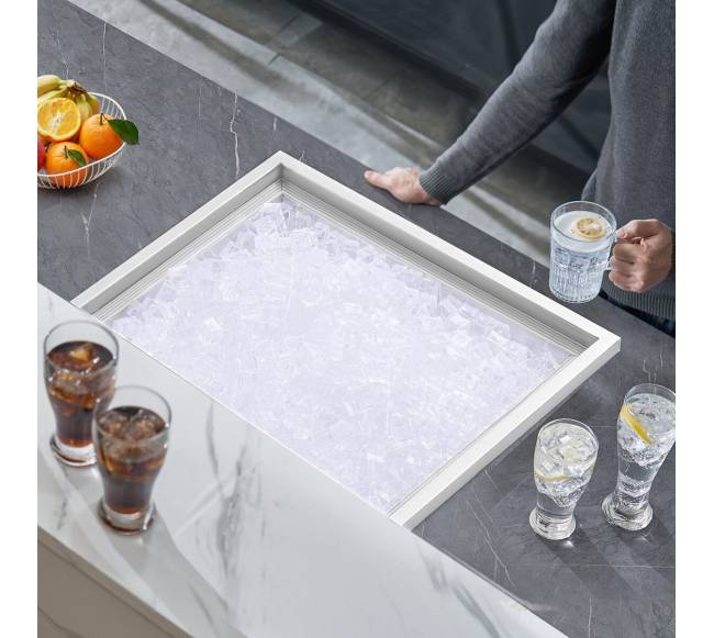 Įmontuojama ledo dėžė 21 x 17 x 18 cm7