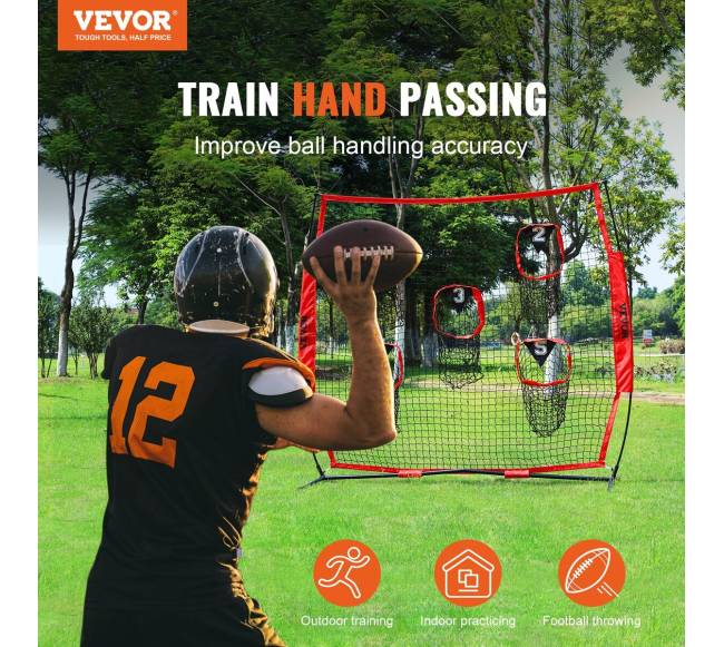 6 x 6 ft futbolo metimo taikinys su kišenėmis1