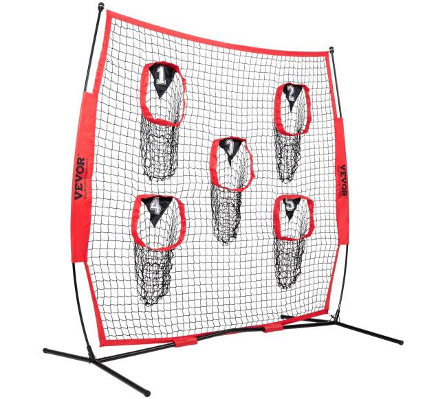 6 x 6 ft futbolo metimo taikinys su kišenėmis9