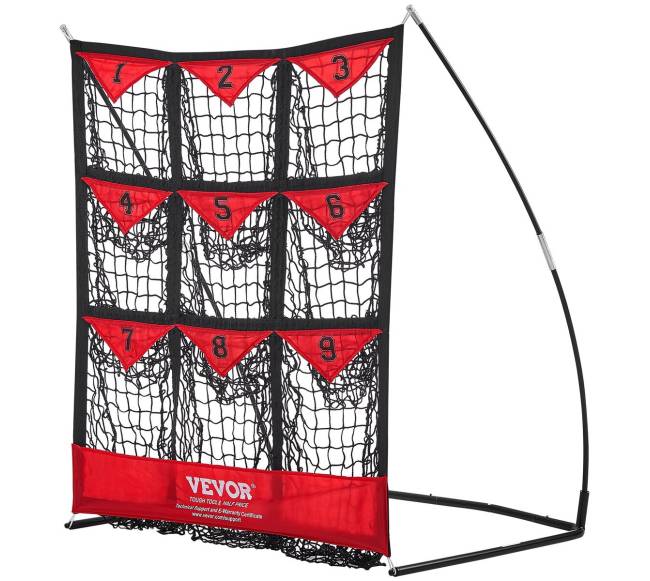9 angų beisbolo tinklas 124x107 cm treniruotėms8