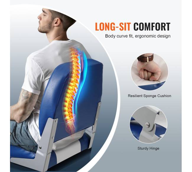 Kėdė valtims su žemu atlošu, 2 vnt. pakuotė2