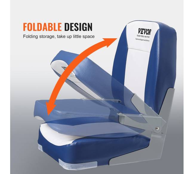 Kėdė valtims su žemu atlošu, 2 vnt. pakuotė4