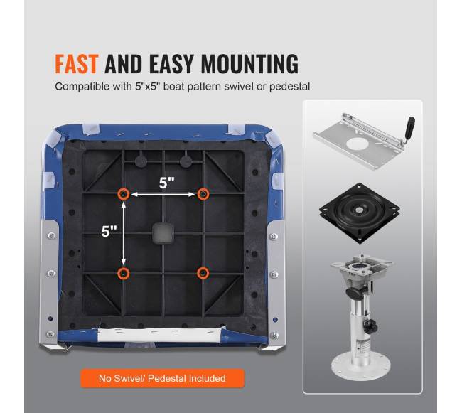 Kėdė valtims su žemu atlošu, 2 vnt. pakuotė5
