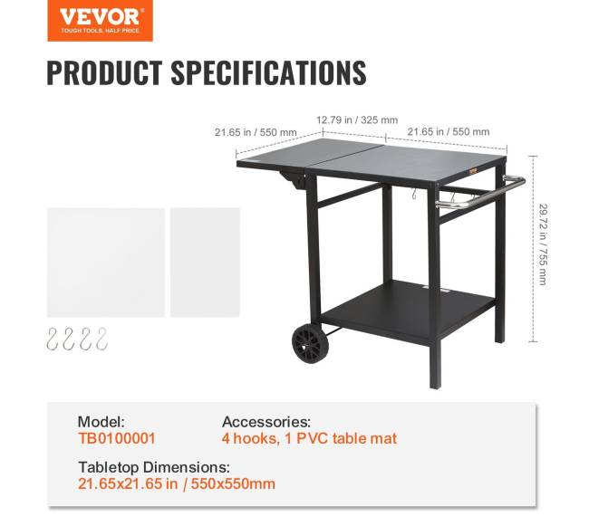 Lauko grilis su dviguba lentyna ir ratukais6