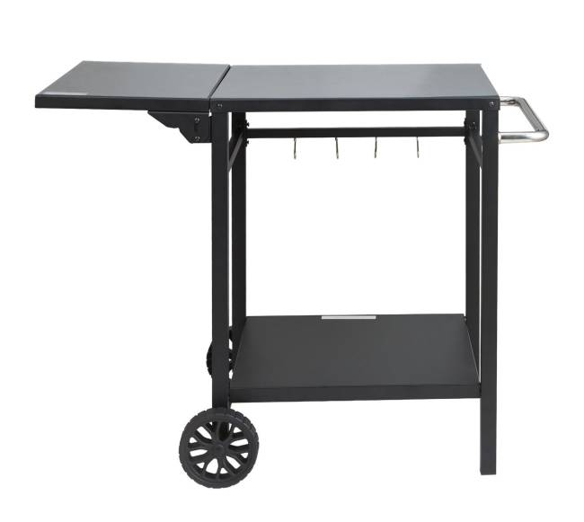 Lauko grilis su dviguba lentyna ir ratukais8